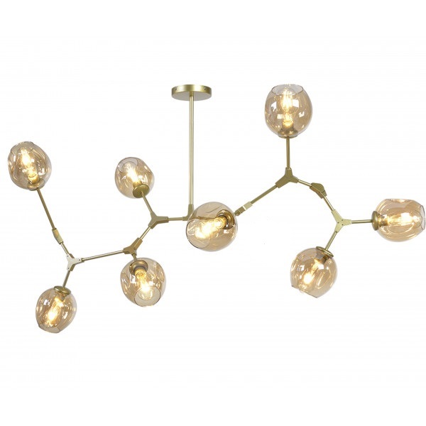 Потолочная люстра 113 LU-113/8-Е27-Gl