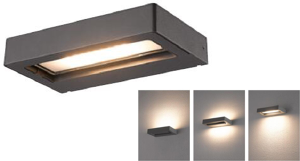 Уличный настенный светильник 1503 PJ-1503/1-11W-WW-Gr