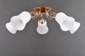 Потолочная люстра Elvan LU-38019/5A-E14-Gl+Wh