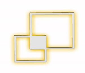 Настенный светильник 46220 GW-46220/2SQ-20W-WW-Wh