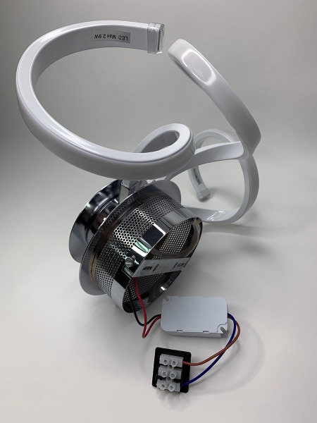Настенное бра 136 BR-136/3-8W-NH-Wh