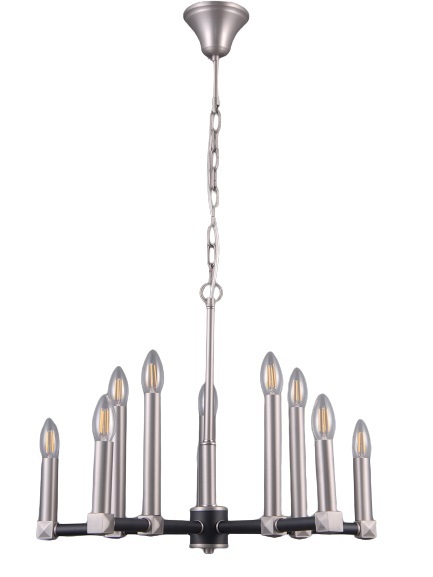 Подвесная люстра 39446 LU-39446/10-E14-SiBl