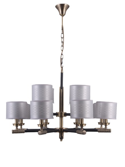 Подвесная люстра 39320 LU-39320/12-E14-BrBlWh