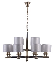 Подвесная люстра 39320 LU-39320/12-E14-BrBlWh