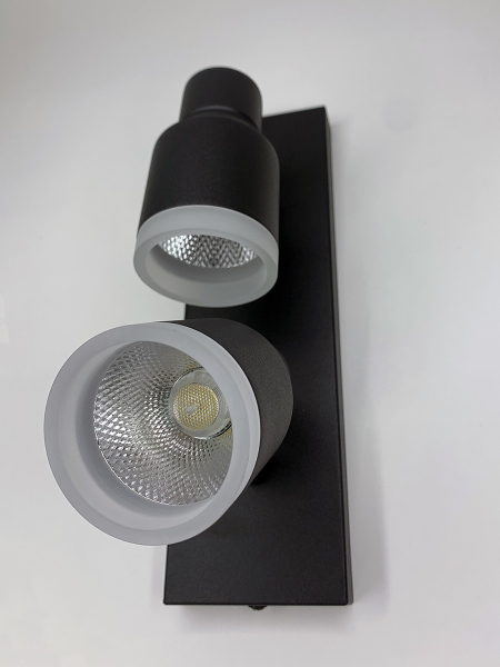 Светильник спот 1202 NLS-1202/2x5W-NH-BK