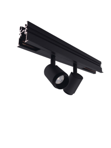 Трековый светильник 2002 PJ-2002-2x6W-WW-BK