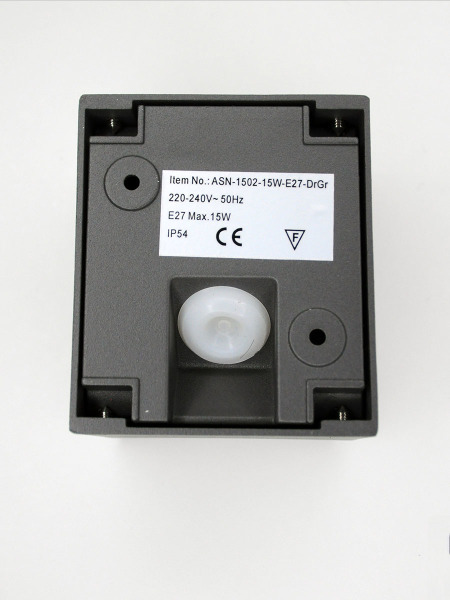 Уличный настенный светильник 1502 PJ-1502/1-E27-Gr