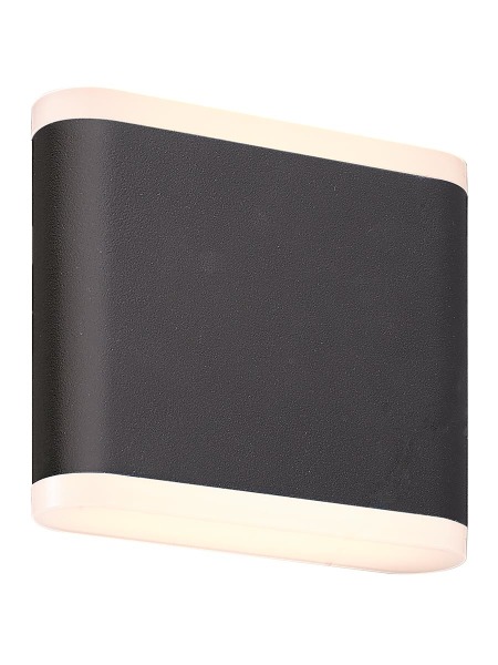 Уличный настенный светильник 6080 GW-6080L-12W-WW-BK
