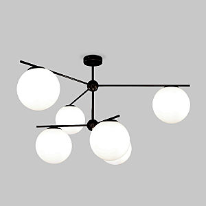 Потолочная люстра Marbella 60147/6 черный Smart