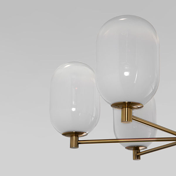 Люстра на штанге Loona 60161/6 латунь