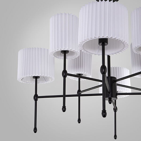 Потолочная люстра Notturno 60162/8 черный Smart