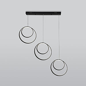 Светильник подвесной Flow 90308/3 черный