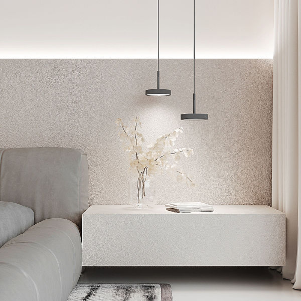 Светильник подвесной Plate 50260 LED 14W 4000K графит