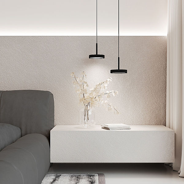 Светильник подвесной Plate 50260 LED 14W 4000K черный