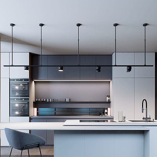 Монтажный элемент Elektrostandard 85136/00 Штанга для однофазного шинопровода черный (500-1000мм)