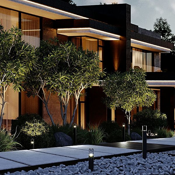 Грунтовый светильник Hidden Hidden LED (35166/S) черный