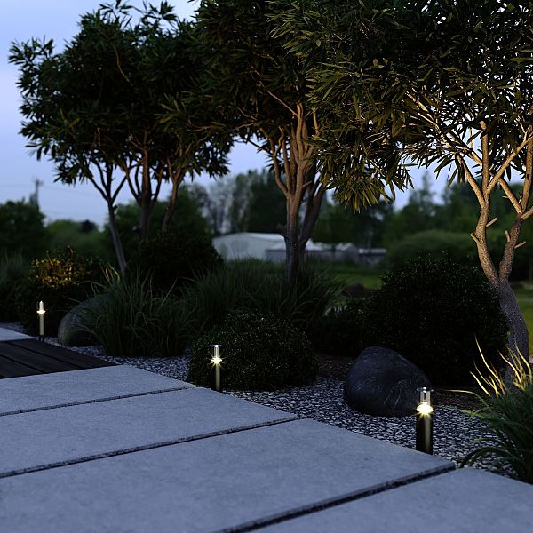 Грунтовый светильник Hidden Hidden LED (35166/S) черный