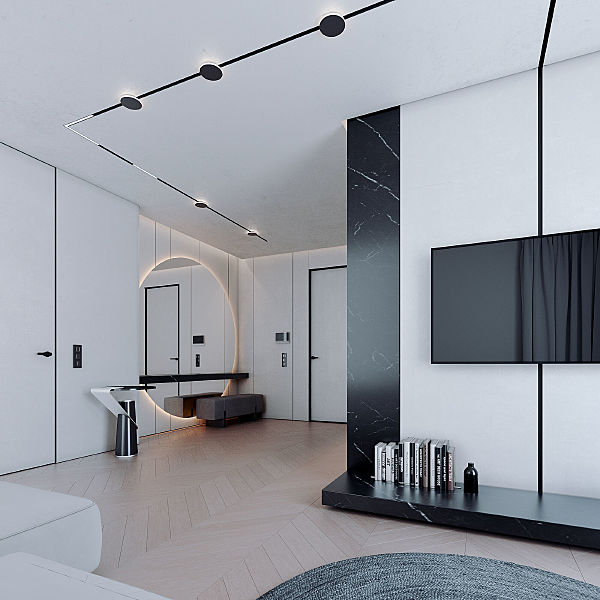 Трековый светильник Slim Magnetic Slim Magnetic Трековый светильник 4W 4000K Cally (черный ) 85172/01