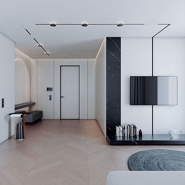 Трековый светильник Slim Magnetic Slim Magnetic Трековый светильник 4W 4000K Cally (черный ) 85172/01