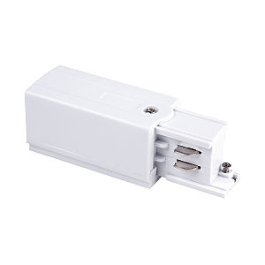 Ввод питания Elektrostandard Ввод питания для трехфазного шинопровода (левый) белый 85105/00