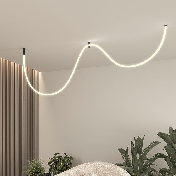 Светодиодный шнур Full light Гибкий неон 336Led 12W IP20 3000K Full light круглый теплый белый, 3 м (24V 12W 336Led 2835 IP20)