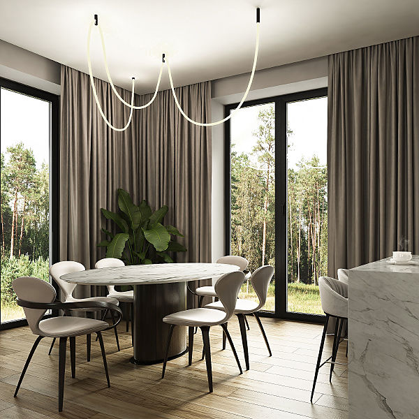 Светодиодный шнур Full light Гибкий неон 336Led 12W IP20 3000K Full light круглый теплый белый, 8 м (24V 12W 336Led 2835 IP20)