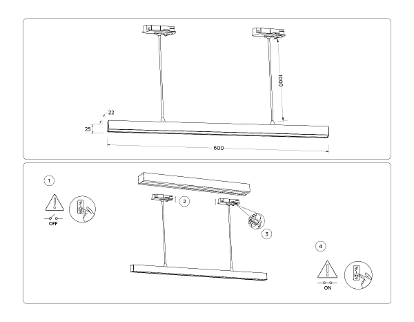 Трековый светильник Track System GL6783
