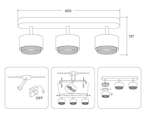 Светильник спот Techno family TN71291