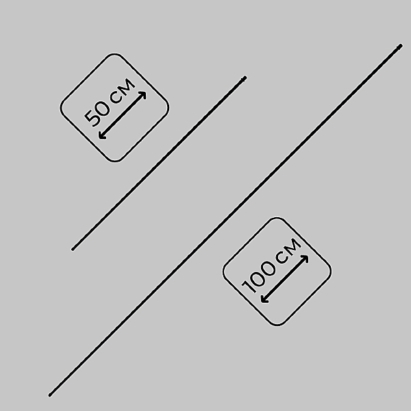 Монтажный элемент Thin &amp; Smart IL.0060.3000-500-BK