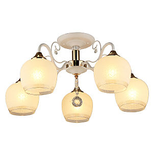 Потолочная люстра IMEX MD.0655-5-S WT+FGD