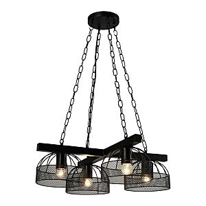 Подвесная люстра Ringo MD.20461-4-P-BK