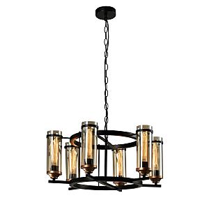 Подвесная люстра Temple MD.20541-6-P-BK+AB