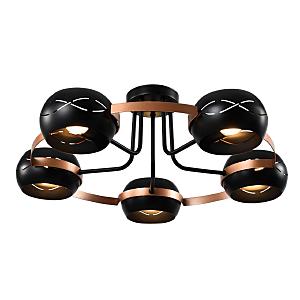 Потолочная люстра Solar MD.21743-5-S-BK+CP