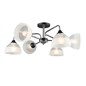 Потолочная люстра IMEX MD.4196-6-S-CH+BK