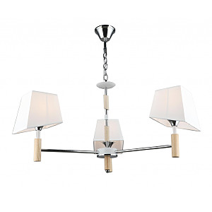 Подвесная люстра IMEX MD.4221-3-P-CH+WH