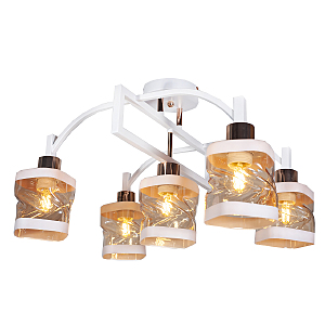 Потолочная люстра IMEX MD.51503-5-S WH+FGD