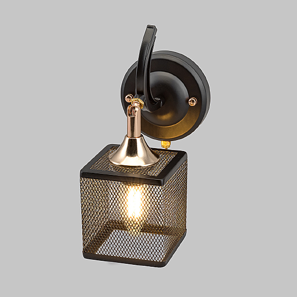 Светильник спот IMEX MD.5708-1-W-BK+FGD