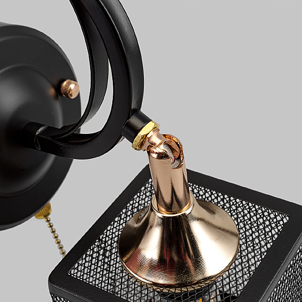 Светильник спот IMEX MD.5708-1-W-BK+FGD