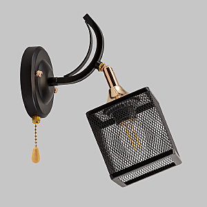 Светильник спот IMEX MD.5708-1-W-BK+FGD