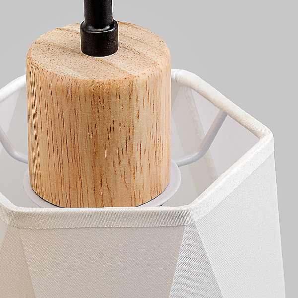 Настенное бра IMEX MD.5714-1-W-BK+WOOD
