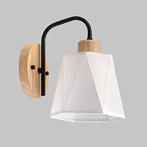 Настенное бра IMEX MD.5714-1-W-BK+WOOD