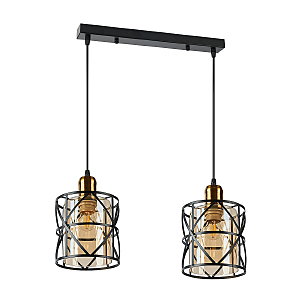 Светильник подвесной IMEX MD.78778-2-P BK+AB