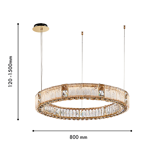 Подвесная люстра Templum 4204-8P