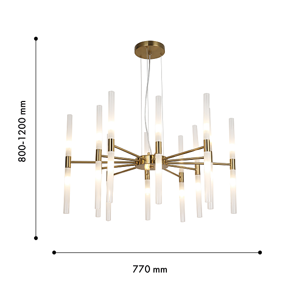 Подвесная люстра Schilf 4196-20P
