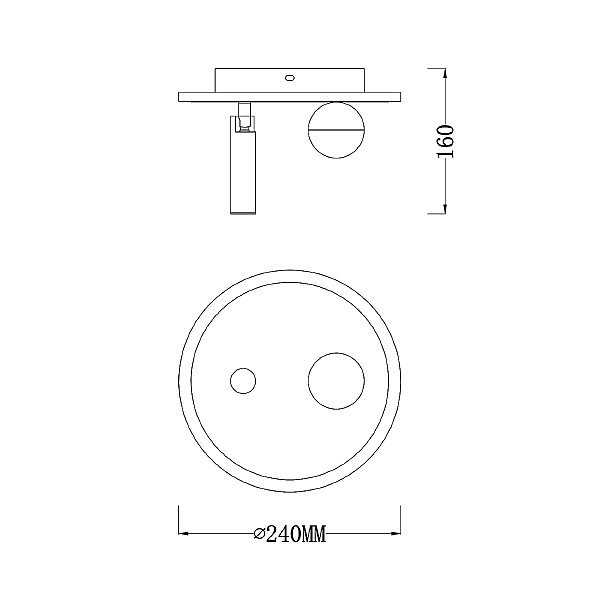 Потолочная люстра 20022Led 20022SMA/01LED SWH