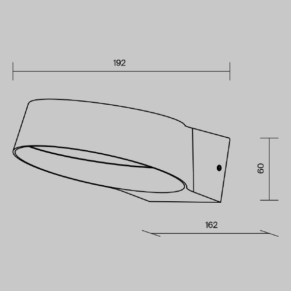 Уличный настенный светильник Share O443WL-L12GF3K