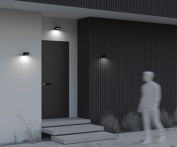 Уличный настенный светильник Share O443WL-L12GF3K