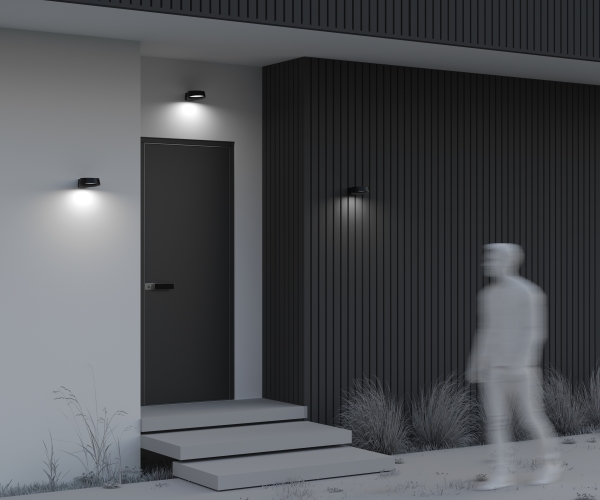 Уличный настенный светильник Share O443WL-L12GF3K