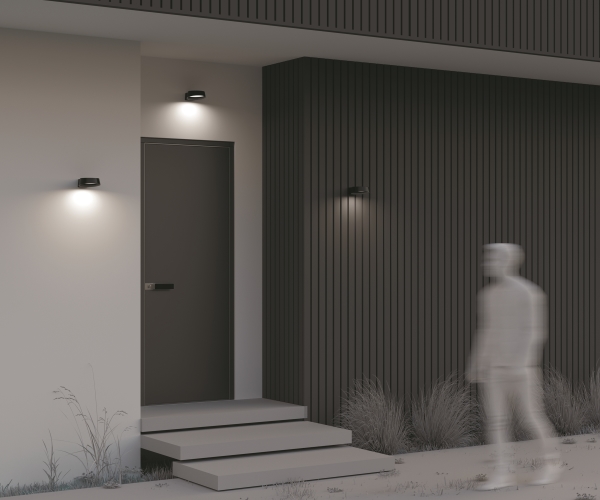 Уличный настенный светильник Share O443WL-L12GF3K