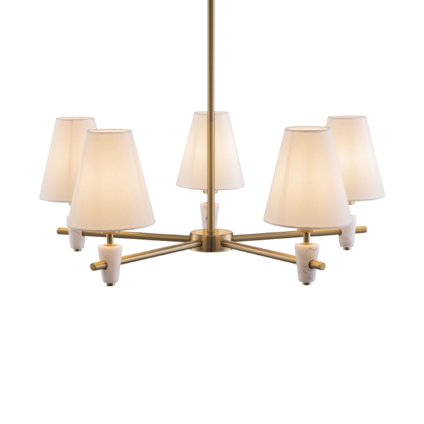 Люстра на штанге Pietra FR5371CL-05BS